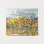 Tenture Aquarelle de peinture d'automne 300 (Devant (Horizontal))