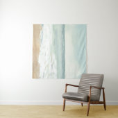 Tenture Aquarelle de plage (En situation (horizontale))