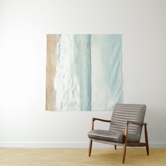 Tenture Aquarelle de plage (En situation (horizontale))