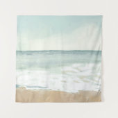 Tenture Aquarelle de plage (Devant)