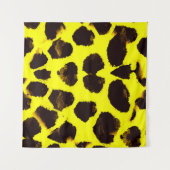Tenture Aquarelle de Poster de animal Abstrait Leopard (Devant (Horizontal))