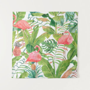 Tenture Aquarelle dessinée à la main sans couture motif av