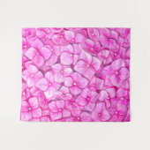 Tenture Aquarelle d'Hydrangea (Devant (Horizontal))