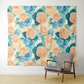 Tenture Aquarelle du jardin de printemps (En situation (horizontale))