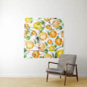 Tenture Aquarelle en bambou : motif sans couture dans la j (En situation (horizontale))