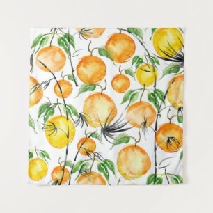 Tenture Aquarelle en bambou : motif sans couture dans la j