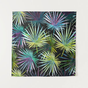 Tenture Aquarelle Exotique Palm Feuille