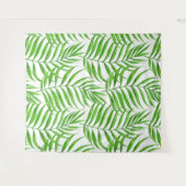 Tenture Aquarelle feuille de palme (Devant (Horizontal))