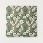 Tenture Aquarelle Fleurs Apple : Motif Vintage. (Devant (Horizontal))