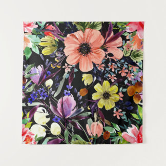 Tenture Aquarelle Floral sans Seamless Garden Motif