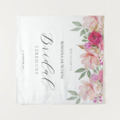 Tenture Aquarelle florale élégante peinte à la main (Devant (Horizontal))