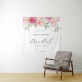 Tenture Aquarelle florale élégante peinte à la main (En situation)