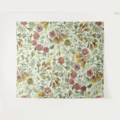 Tenture Aquarelle Florale Fleurs d'abeille Élégante Modern (Devant (Horizontal))