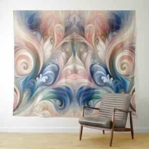 Tenture Aquarelle Imaginaire Floral Romantique Motif