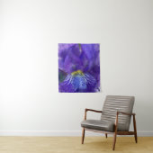 Tenture Aquarelle Iris Flower Purple (En situation)