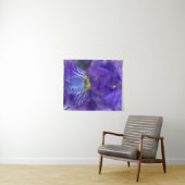 Tenture Aquarelle Iris Flower Purple (En situation (horizontale))