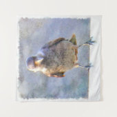 Tenture Aquarelle Jackdaw (Devant)
