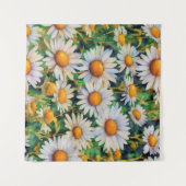 Tenture Aquarelle Jardin Fleurs Faisy (Devant (Horizontal))