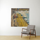 Tenture Aquarelle Kiev Ukraine (En situation (horizontale))