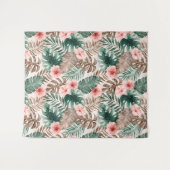 Tenture Aquarelle moderne Boho Tropical Floral (Devant (Horizontal))