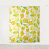 Tenture Aquarelle motif d'automne (Devant)