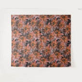 Tenture Aquarelle orangée et marron. (Devant (Horizontal))
