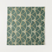 Tenture Aquarelle orientale motif transparente te (Devant (Horizontal))