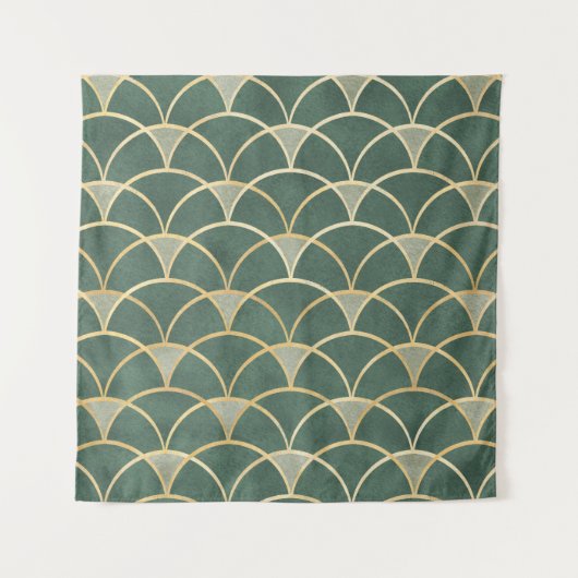 Tenture Aquarelle orientale motif transparente te (Devant)