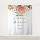 Tenture Aquarelle peinte à la main de fleurs champêtres bi (Devant)