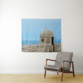 Tenture Aquarelle peinture de la muraille de Dubrovnik (En situation (horizontale))