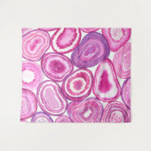 Tenture Aquarelle rose (Devant (Horizontal))