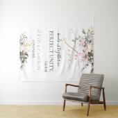 Tenture Aquarelle Rose Poussiéreux Eucalyptus, Col. 3:14 T (En situation (horizontale))