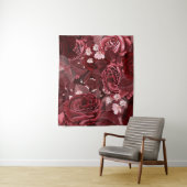 Tenture Aquarelle Roses 35 (En situation)
