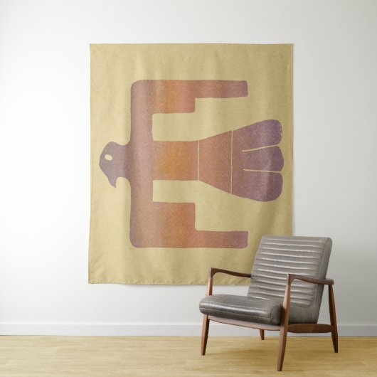 Tenture Aquarelle Thunderbird (En situation)