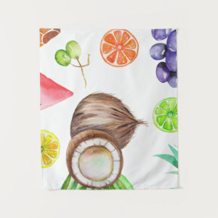 Tenture Aquarelle tropicale