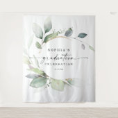 Tenture Aquarelle Verdure Graduation Photo Prop fond (Devant)