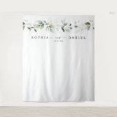 Tenture Aquarelle Vert Mariage Photo Prop fond (Devant)