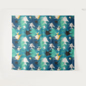 Tenture Aquarium Motif (Devant (Horizontal))
