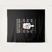 Tenture AR15 Gun Point Vilain Sweater de Noël Cadeau cadea (Devant (Horizontal))