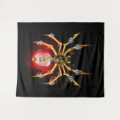 Tenture Araignée en vapeur noire (Devant (Horizontal))