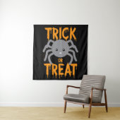 Tenture Araignée - Trick Ou Treat - Halloween (En situation)