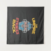 Tenture Arbitre de baseball (Devant (Horizontal))