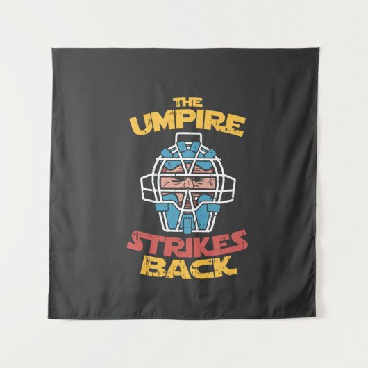 Tenture Arbitre de baseball (Devant)