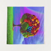 Tenture Arbre à fruits coloré (Devant (Horizontal))