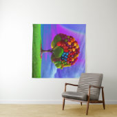 Tenture Arbre à fruits coloré (En situation (horizontale))