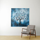 Tenture Arbre à papillons - Maïs bleu (En situation)