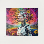 Tenture Arbre Android (Devant (Horizontal))
