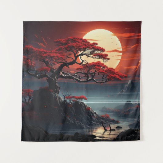 Tenture Arbre bonsaï (Devant)