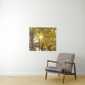 Tenture Arbre d'Aspen avec feuillage de automne jaune Sunb (En situation (horizontale))