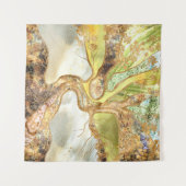 Tenture Arbre de mosaïque - Arbre de vie (Devant (Horizontal))